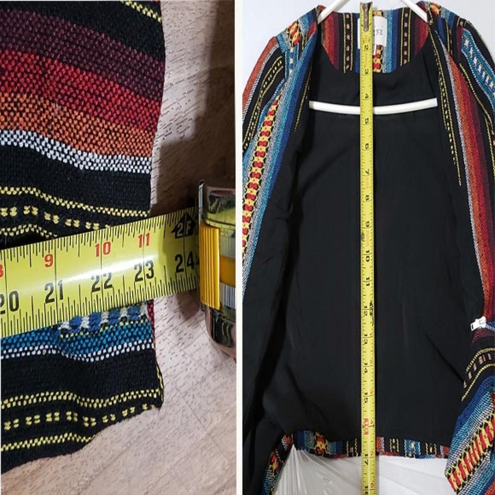 Sabine Southwestern Aztec Zipper Jacket - Picture 9 of 9